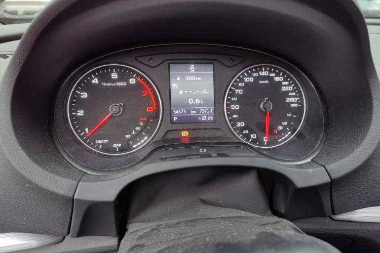 Used Audi A3 2018 30th Anniversary Edition Limousine 35 TFSI Sport Model Odometer Close Up