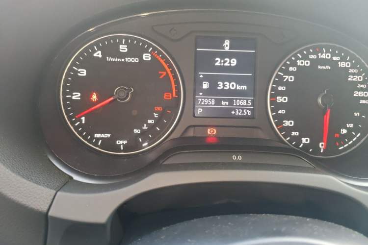 Used Audi A3 2018 30th Anniversary Edition Limousine 35 TFSI Sport Model Odometer Close Up