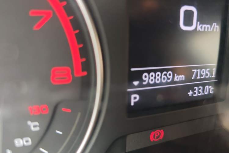 Used Audi A3 2018 30th Anniversary Edition Sportback 35 TFSI Fashion Model Odometer Close Up