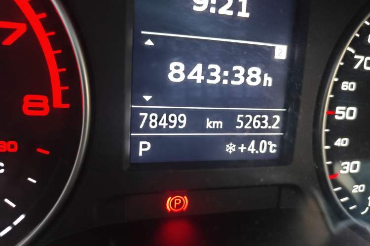 Used Audi A3 2018 30th Anniversary Edition Sportback 35 TFSI Fashion Model Odometer Close Up