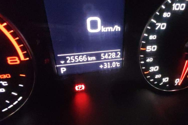 Used Audi A3 2018 30th Anniversary Edition Limousine 35 TFSI Style Model Odometer Close Up