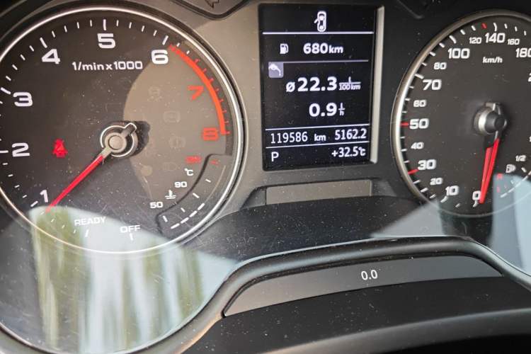 Used Audi A3 2018 30th Anniversary Edition Limousine 35 TFSI Fashion Model Odometer Close Up