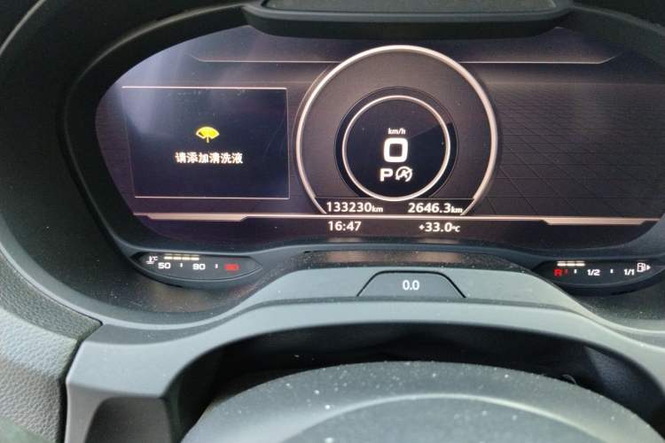 Used Audi A3 2018 30th Anniversary Edition Limousine 40 TFSI Sport Model Odometer Close Up