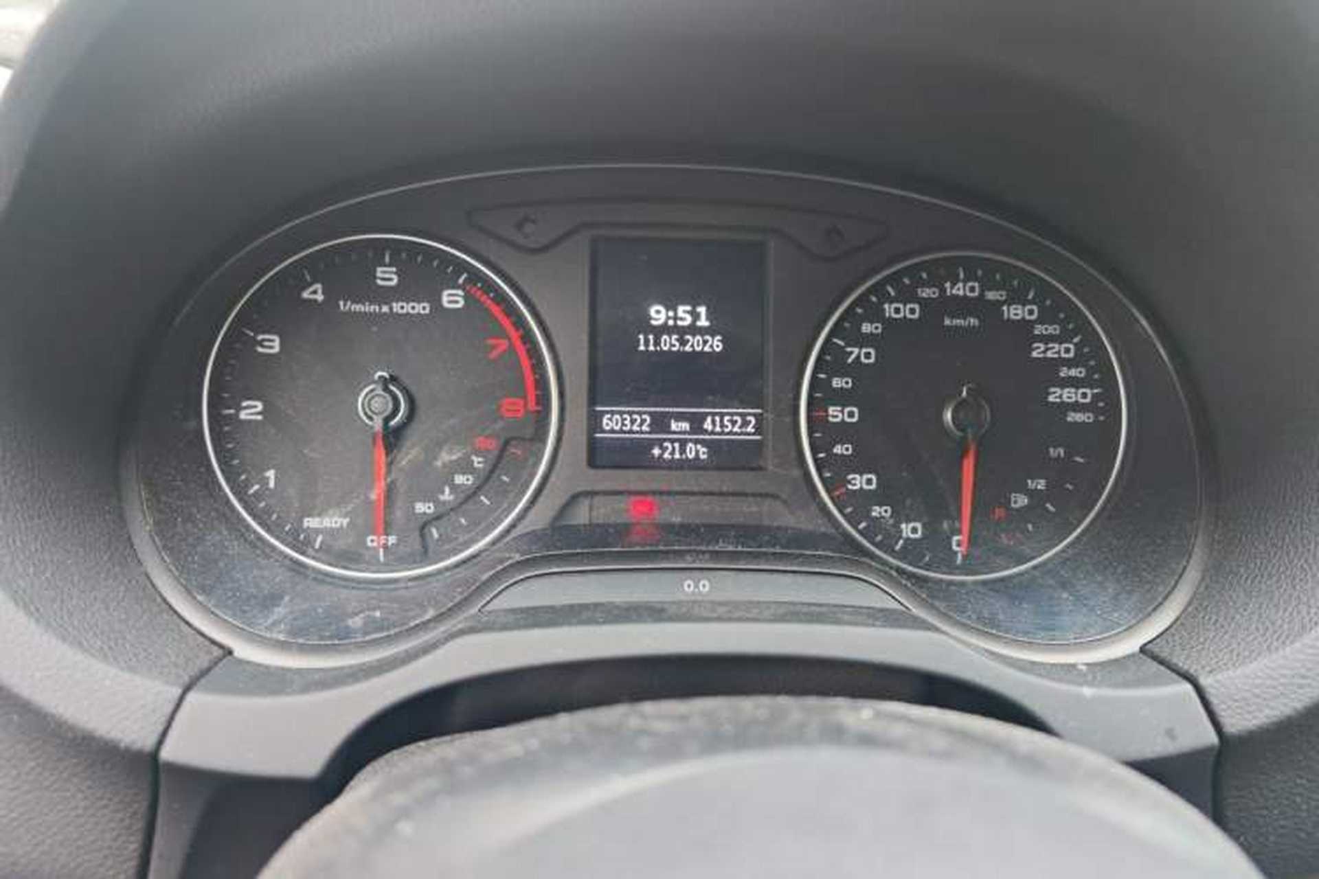 Used Audi A3 2018 30th Anniversary Edition Sportback 35 TFSI Ambition Model Odometer Close Up
