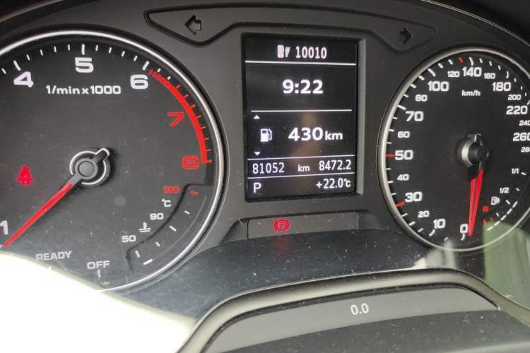 Used Audi A3 2018 30th Anniversary Edition Sportback 35 TFSI Ambition Model Odometer Close Up