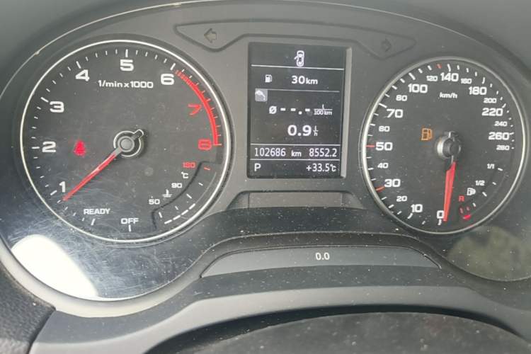 Used Audi A3 2018 30th Anniversary Edition Limousine 35 TFSI Ambition Model Odometer Close Up