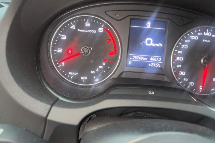 Used Audi A3 2018 30th Anniversary Edition Sportback 35 TFSI Sport Model Odometer Close Up