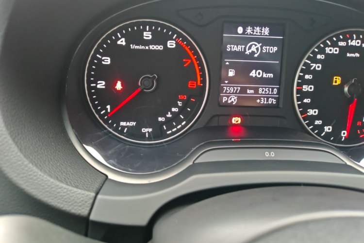 Used Audi A3 2018 30th Anniversary Edition Sportback 35 TFSI Fashion Model Odometer Close Up