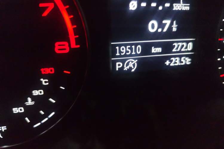 Used Audi A3 2018 30th Anniversary Edition Sportback 35 TFSI Style Model Odometer Close Up