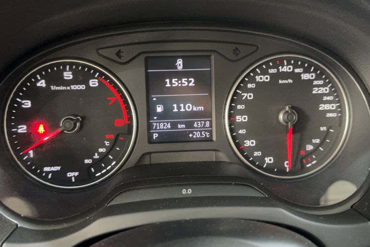 Used Audi A3 2018 30th Anniversary Edition Limousine 35 TFSI Sport Model Odometer Close Up