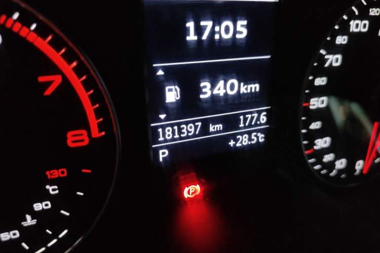 Used Audi A3 2018 30th Anniversary Edition Limousine 35 TFSI Sport Model Odometer Close Up