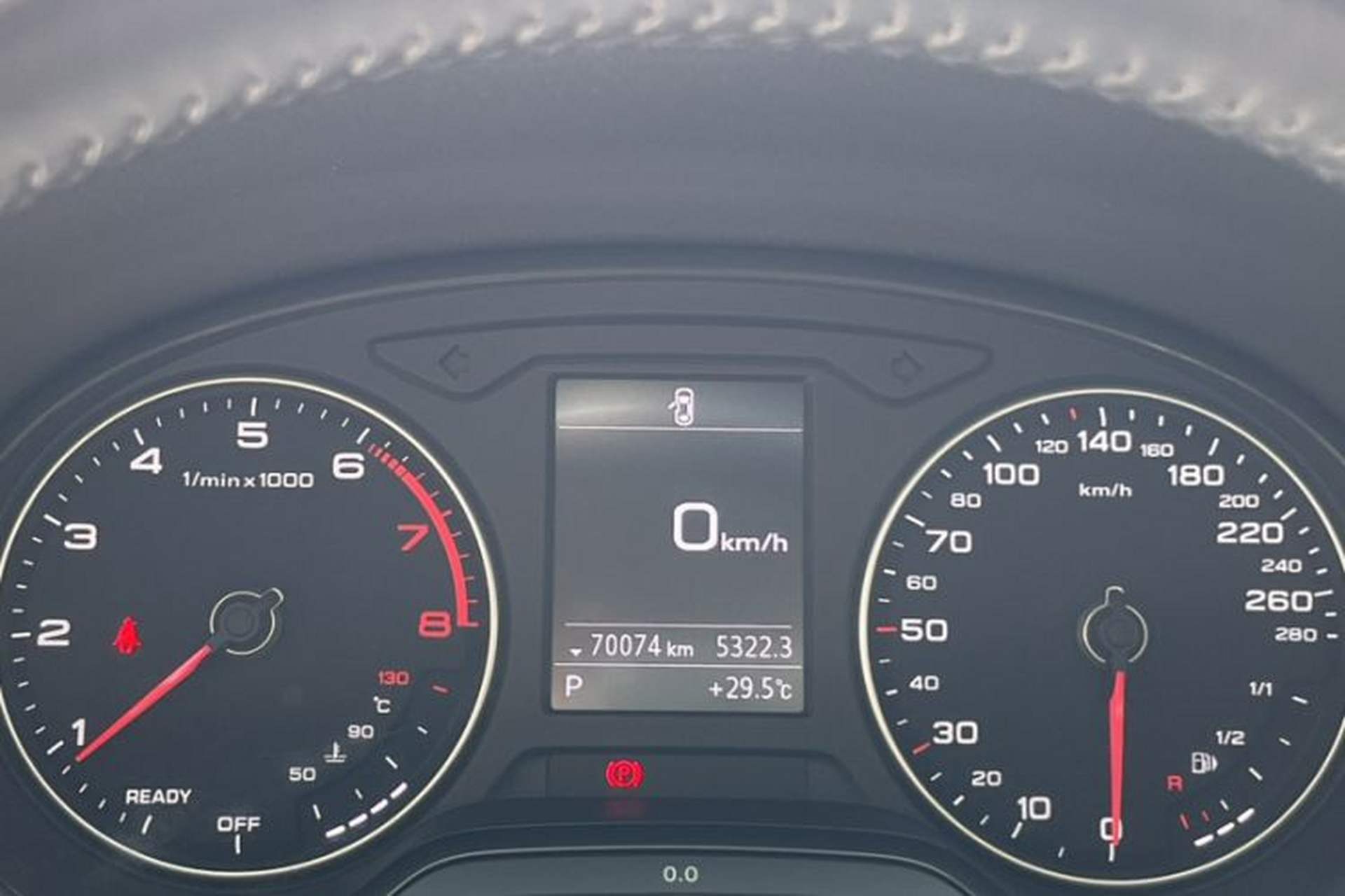 Used Audi A3 2018 30th Anniversary Edition Limousine 35 TFSI Fashion Model Odometer Close Up