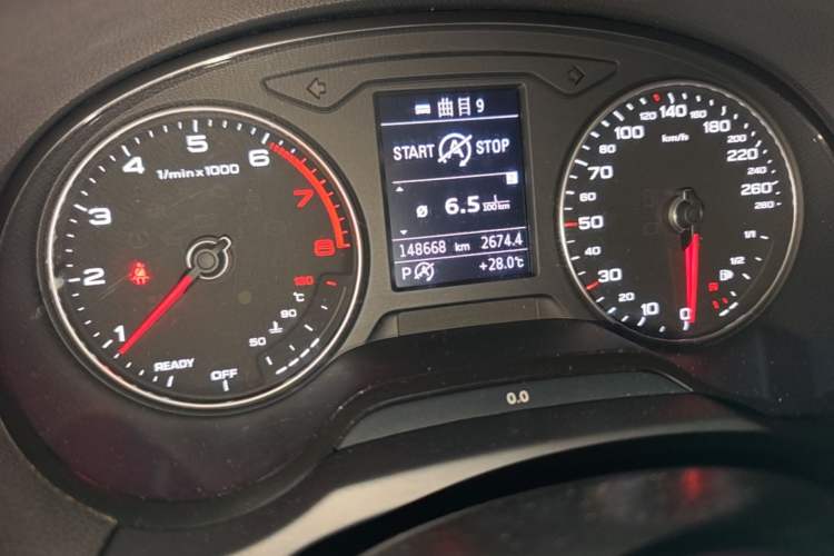 Used Audi A3 2018 30th Anniversary Edition Sportback 35 TFSI Ambition Model Odometer Close Up