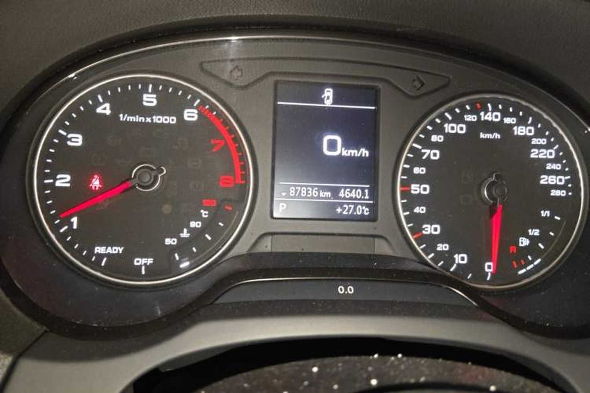 Used Audi A3 2018 30th Anniversary Edition Limousine 35 TFSI Fashion Model Odometer Close Up