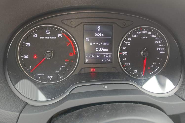 Used Audi A3 2018 30th Anniversary Edition Limousine 35 TFSI Fashion Model Odometer Close Up