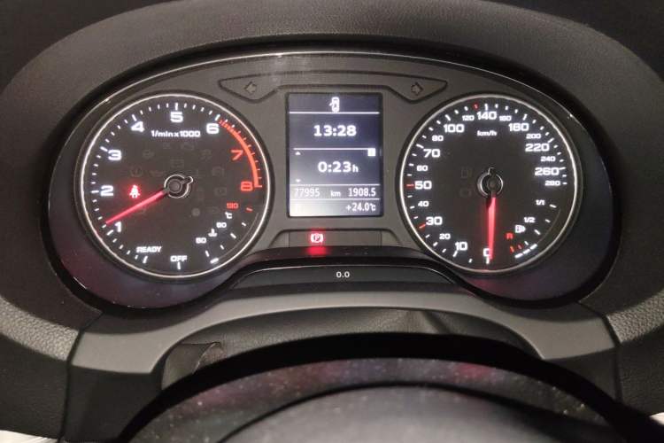 Used Audi A3 2018 30th Anniversary Edition Limousine 35 TFSI Sport Model Odometer Close Up