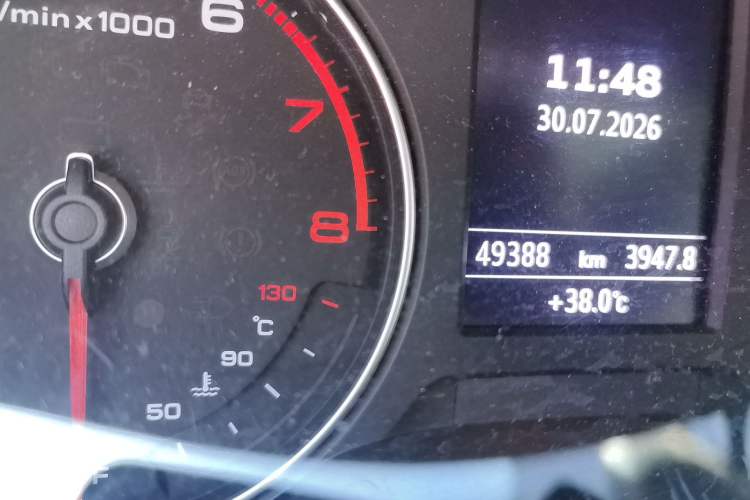 Used Audi A3 2018 30th Anniversary Edition Sportback 35 TFSI Fashion Model Odometer Close Up