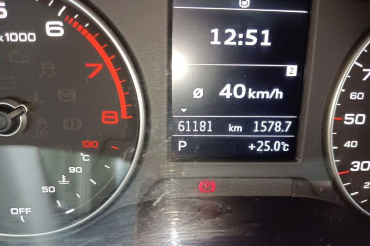 Used Audi A3 2018 30th Anniversary Edition Sportback 35 TFSI Fashion Model Odometer Close Up