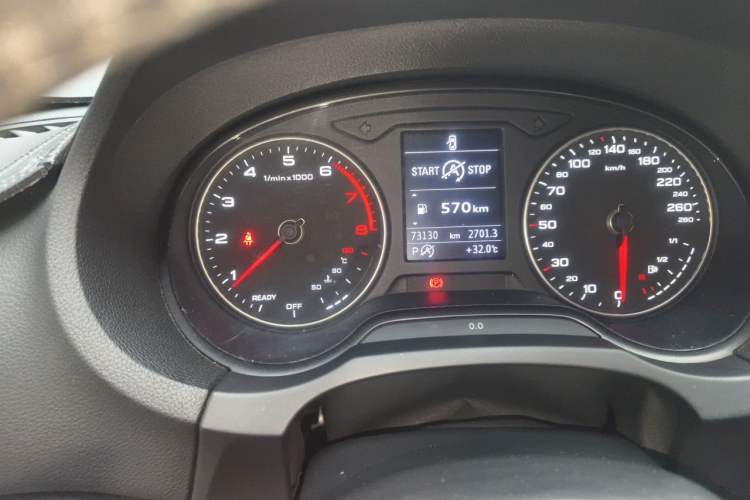 Used Audi A3 2018 30th Anniversary Edition Limousine 35 TFSI Fashion Model Odometer Close Up