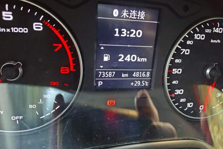 Used Audi A3 2018 30th Anniversary Edition Limousine 35 TFSI Ambition Model Odometer Close Up