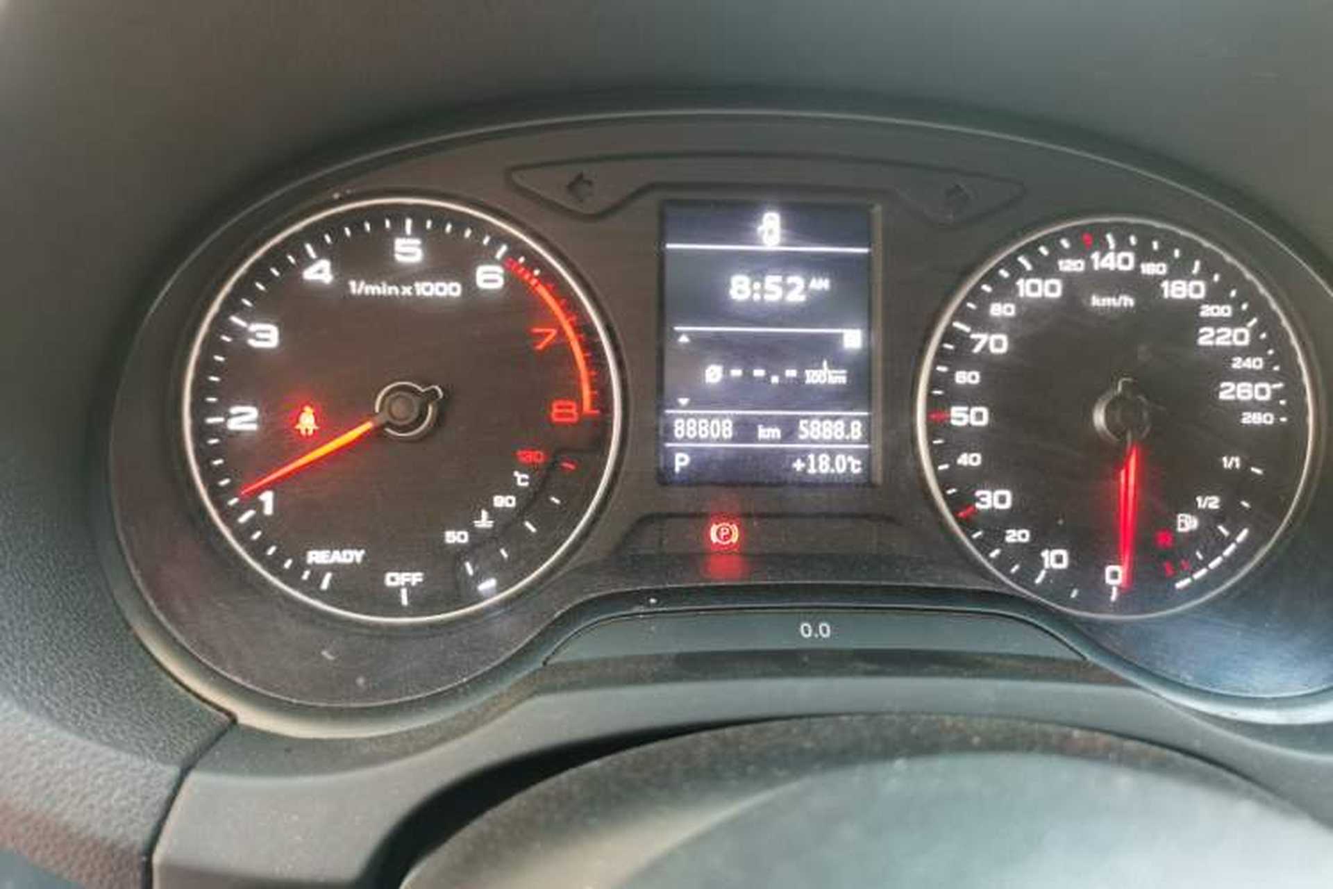 Used Audi A3 2018 30th Anniversary Edition Sportback 35 TFSI Ambition Model Odometer Close Up