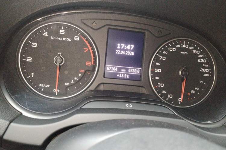 Used Audi A3 2018 30th Anniversary Edition Sportback 35 TFSI Ambition Model Odometer Close Up