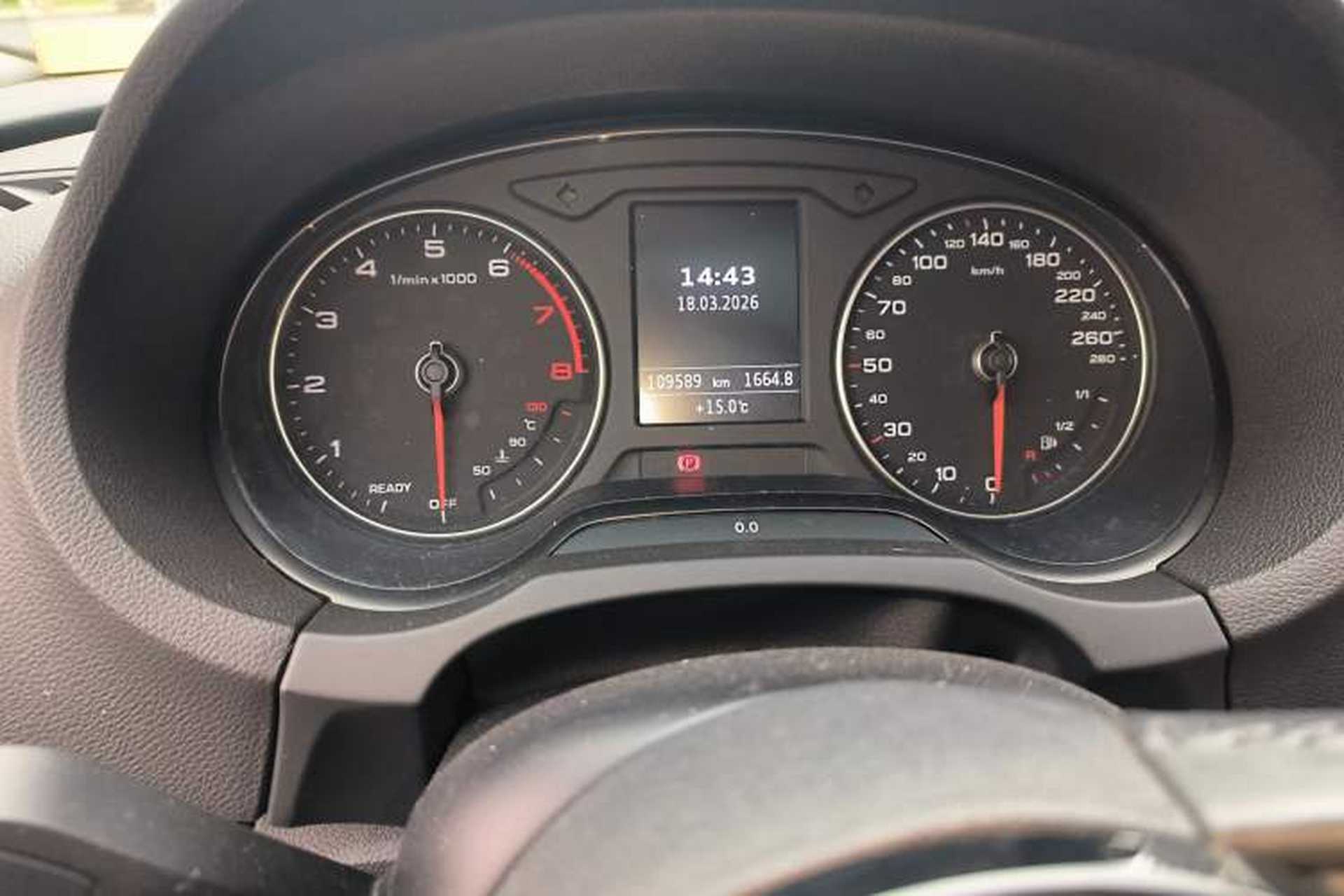 Used Audi A3 2018 30th Anniversary Edition Sportback 35 TFSI Fashion Model Odometer Close Up