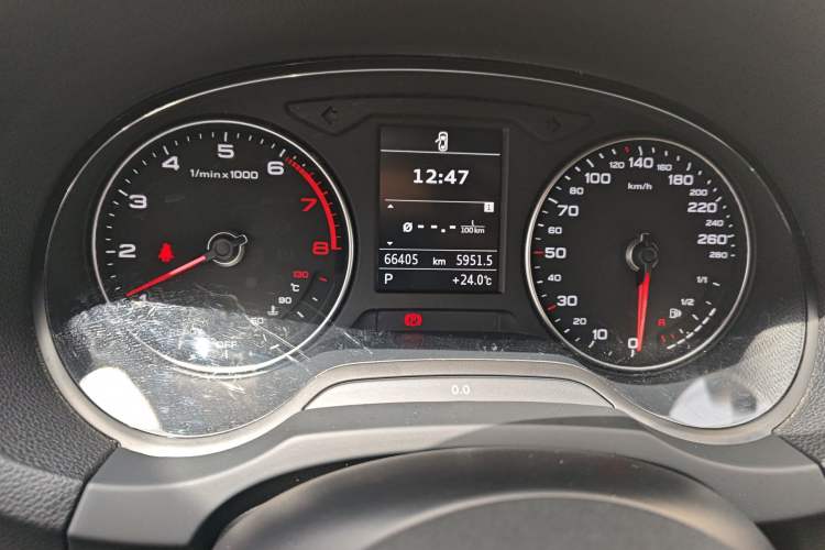 Used Audi A3 2018 30th Anniversary Edition Sportback 35 TFSI Ambition Model Odometer Close Up