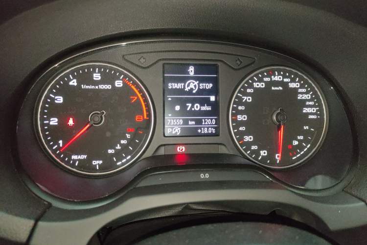 Used Audi A3 2018 30th Anniversary Edition Sportback 35 TFSI Sport Model Odometer Close Up