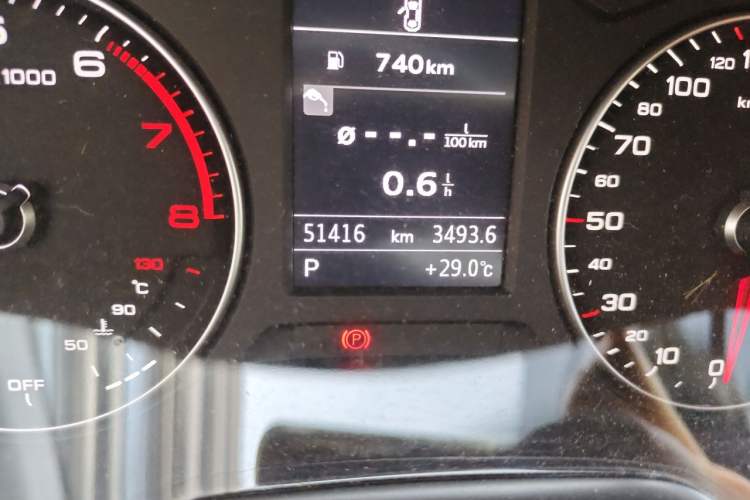 Used Audi A3 2018 30th Anniversary Edition Limousine 35 TFSI Fashion Model Odometer Close Up