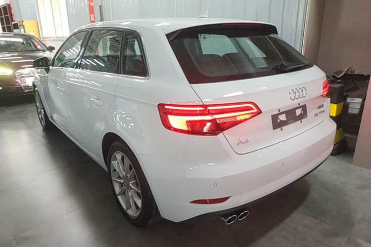 Used Audi A3 2018 30th Anniversary Edition Sportback 35 TFSI Ambition Model Rear Left 45 Deg
