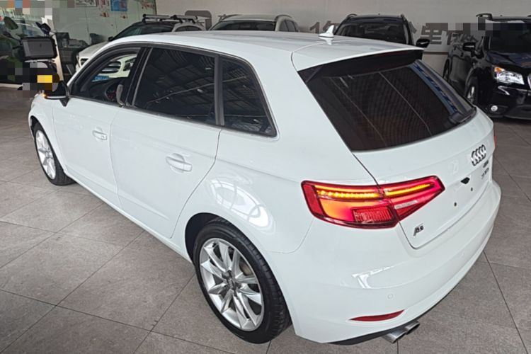 Used Audi A3 2018 30th Anniversary Edition Sportback 35 TFSI Ambition Model Rear Left 45 Deg
