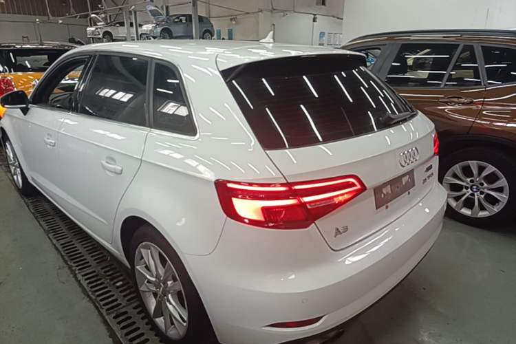 Used Audi A3 2018 30th Anniversary Edition Sportback 35 TFSI Ambition Model Rear Left 45 Deg