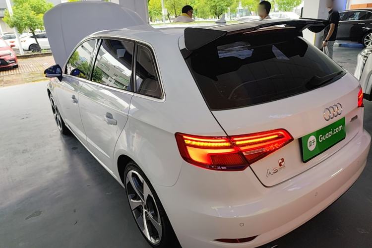 Used Audi A3 2018 30th Anniversary Edition Sportback 35 TFSI Ambition Model Rear Left 45 Deg
