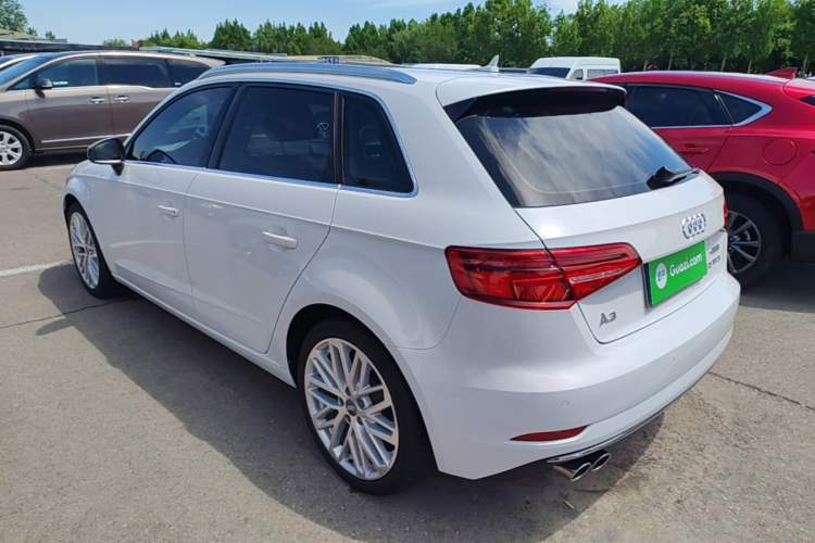 Used Audi A3 2018 30th Anniversary Edition Sportback 35 TFSI Style Model Rear Left 45 Deg