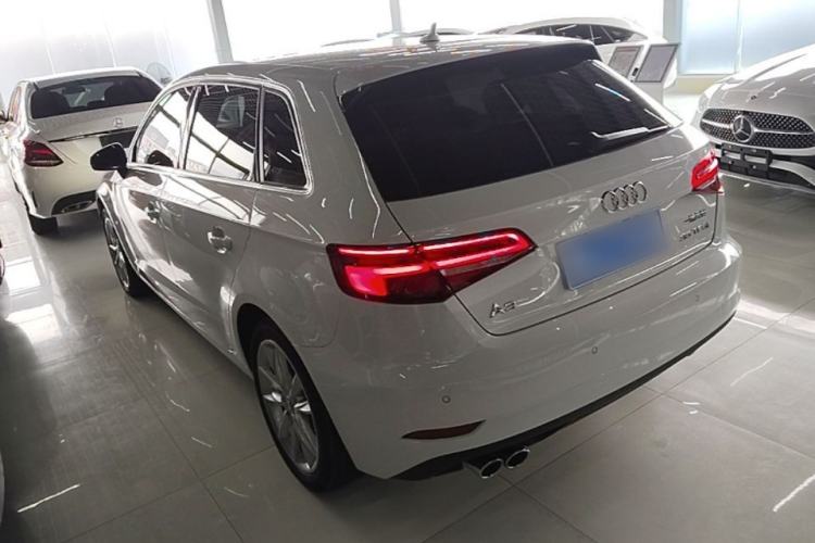 Used Audi A3 2018 30th Anniversary Edition Sportback 35 TFSI Ambition Model Rear Left 45 Deg
