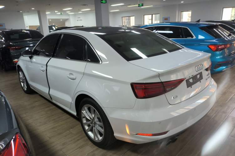 Used Audi A3 2018 30th Anniversary Edition Limousine 35 TFSI Ambition Model Rear Left 45 Deg