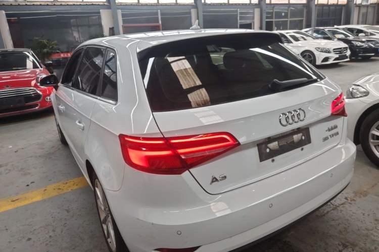 Used Audi A3 2018 30th Anniversary Edition Sportback 35 TFSI Ambition Model Rear Left 45 Deg
