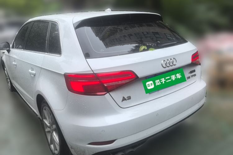 Used Audi A3 2018 30th Anniversary Edition Sportback 35 TFSI Ambition Model Rear Left 45 Deg