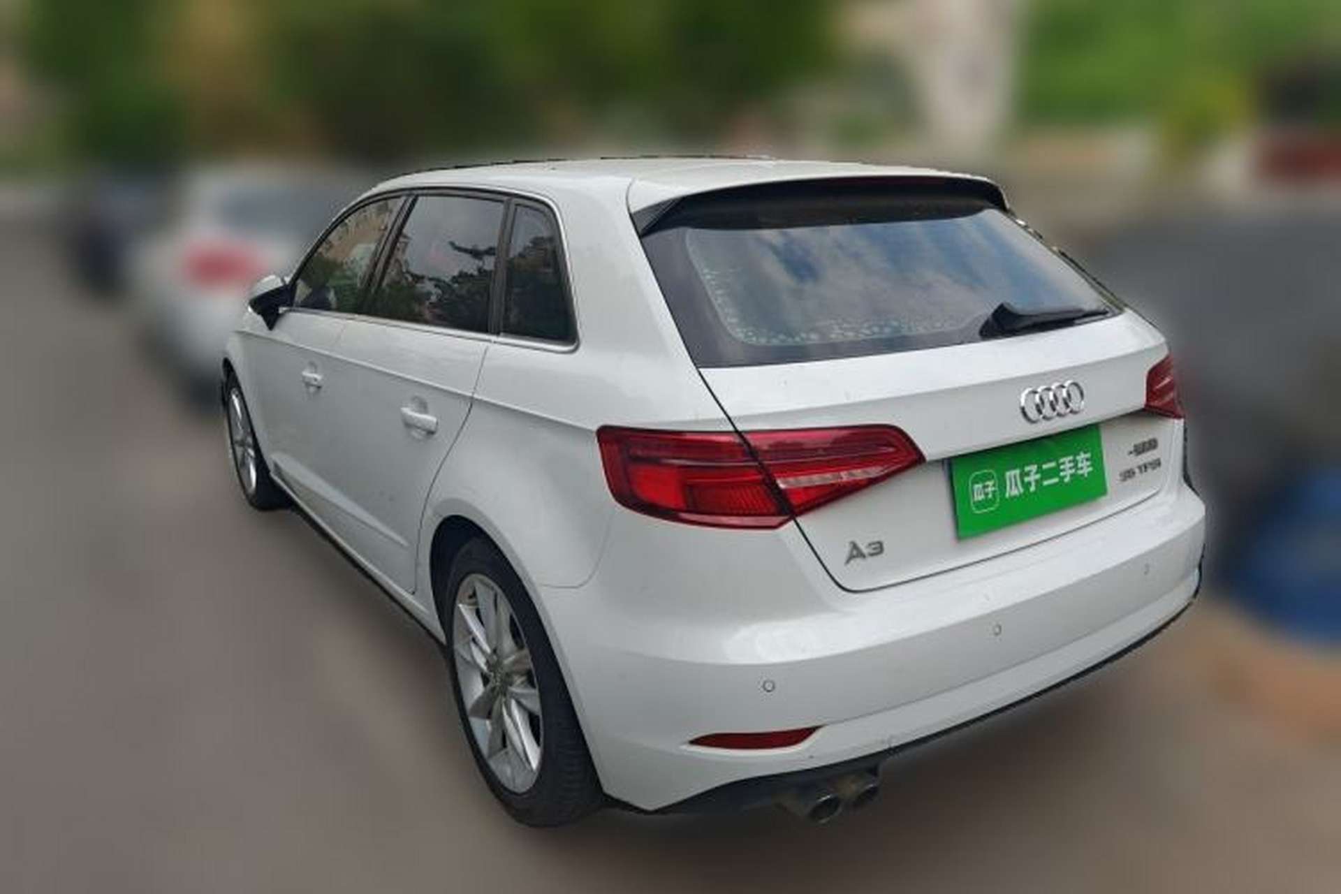 Used Audi A3 2018 30th Anniversary Edition Sportback 35 TFSI Ambition Model Rear Left 45 Deg