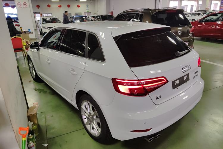 Used Audi A3 2018 30th Anniversary Edition Sportback 35 TFSI Ambition Model Rear Left 45 Deg