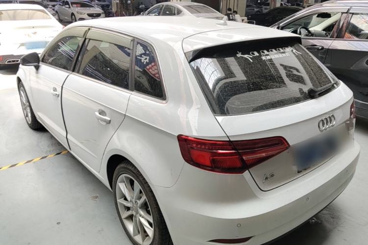 Used Audi A3 2018 30th Anniversary Edition Sportback 35 TFSI Ambition Model Rear Left 45 Deg