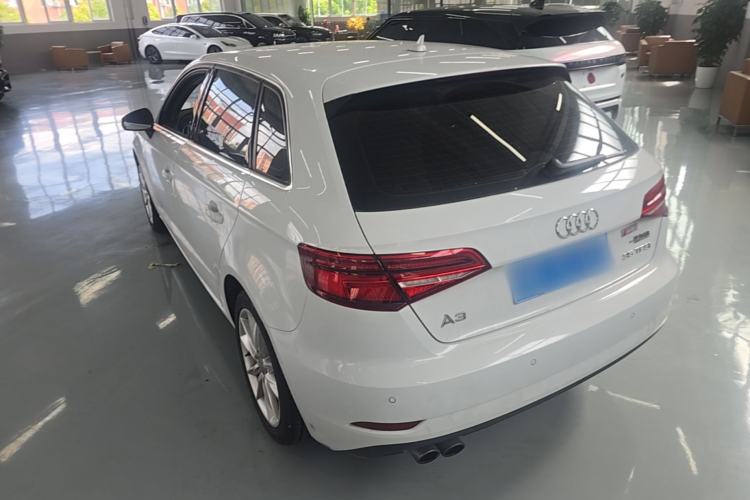 Used Audi A3 2018 30th Anniversary Edition Sportback 35 TFSI Ambition Model Rear Left 45 Deg