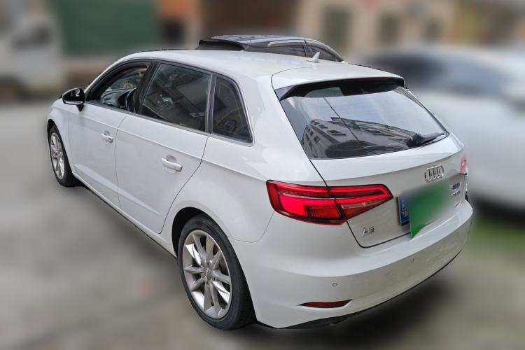 Used Audi A3 2018 30th Anniversary Edition Sportback 35 TFSI Ambition Model Rear Left 45 Deg