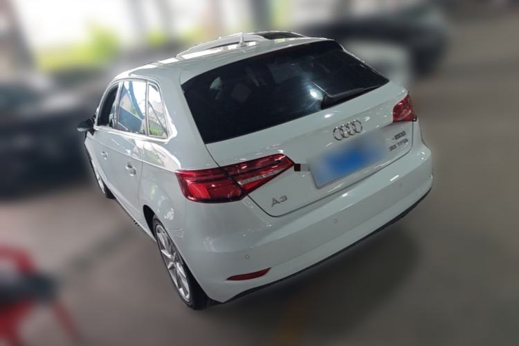 Used Audi A3 2018 30th Anniversary Edition Sportback 35 TFSI Ambition Model Rear Left 45 Deg