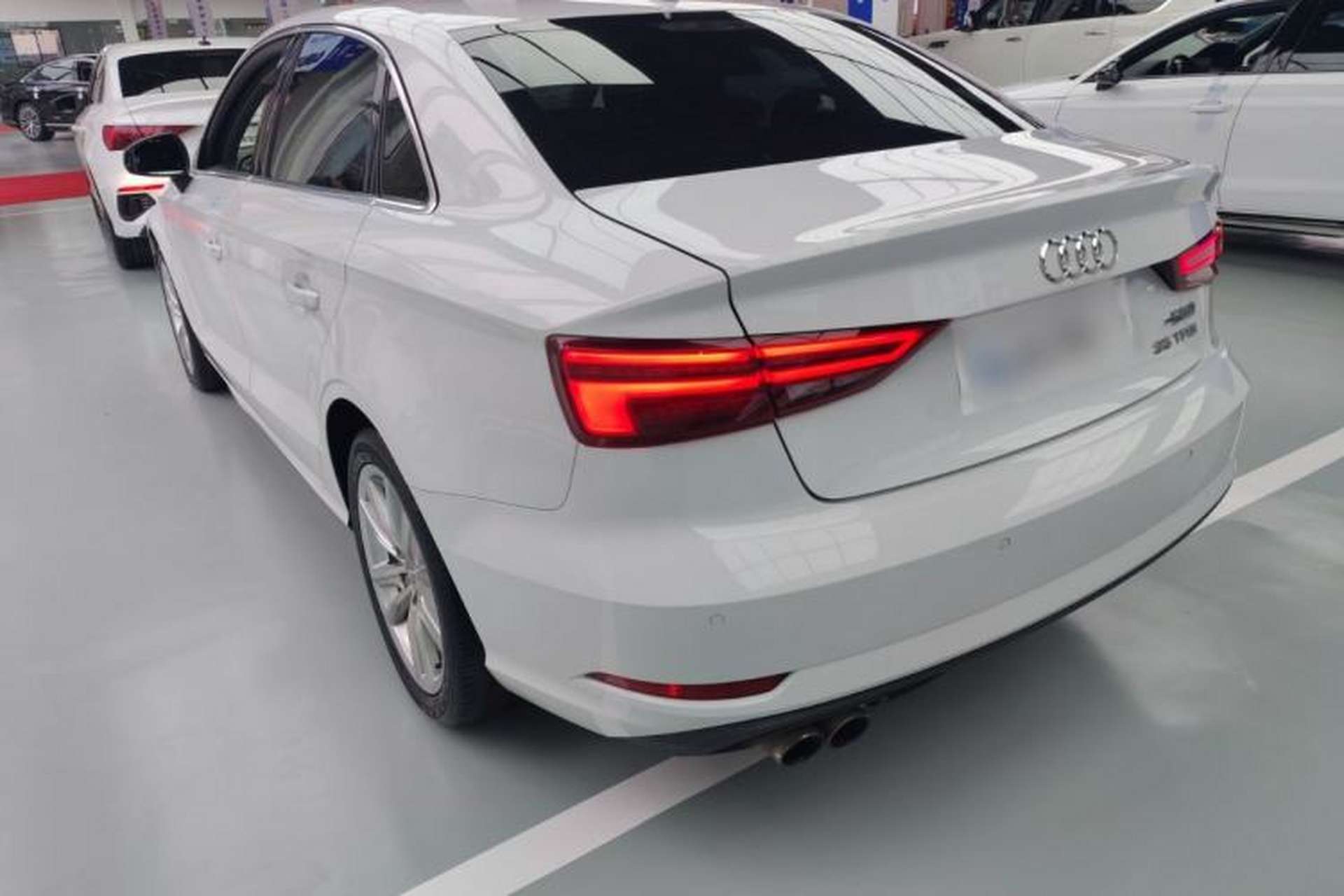 Used Audi A3 2018 30th Anniversary Edition Limousine 35 TFSI Ambition Model Rear Left 45 Deg