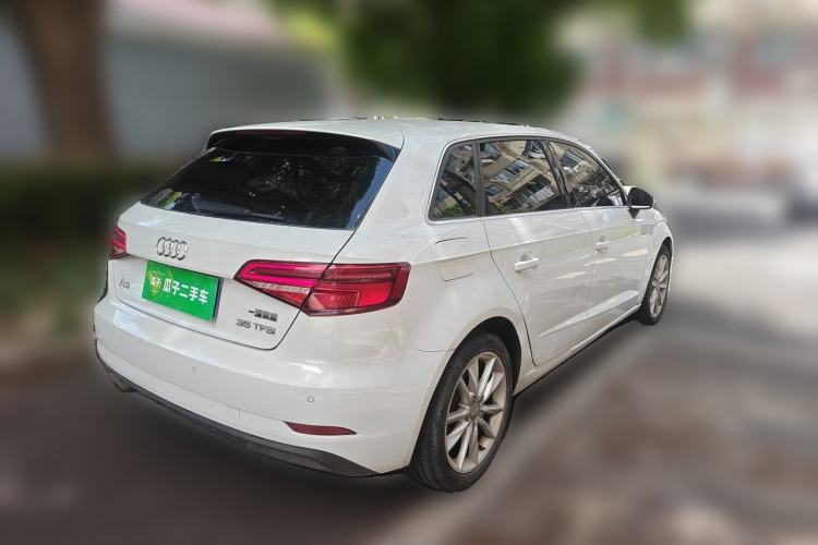 Used Audi A3 2018 30th Anniversary Edition Sportback 35 TFSI Ambition Model Rear Right 45 Deg