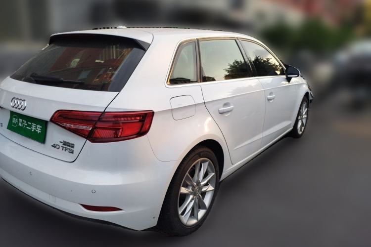 Used Audi A3 2018 30th Anniversary Edition Sportback 35 TFSI Ambition Model Rear Right 45 Deg