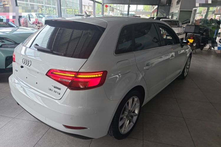 Used Audi A3 2018 30th Anniversary Edition Sportback 35 TFSI Ambition Model Rear Right 45 Deg