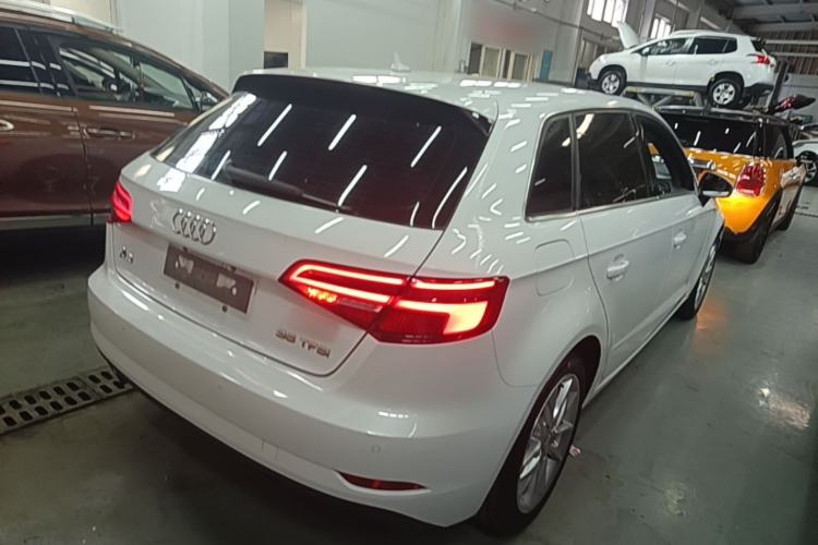 Used Audi A3 2018 30th Anniversary Edition Sportback 35 TFSI Ambition Model Rear Right 45 Deg